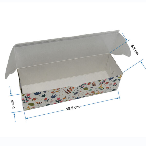 Paper Disposable Take Away Food Box Ecofriendly, Safe & Hygienic - Pack of 20 | Paper Serving Tray Plate | Suitable for Backed & Snacks Items | Kitchen, Parties, Freezer | TR 101