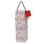 Triace Wine Bag Cum Box With Heart Printed Design- Pack of 5 (12.5 * 3.7 * 3.7 inches)