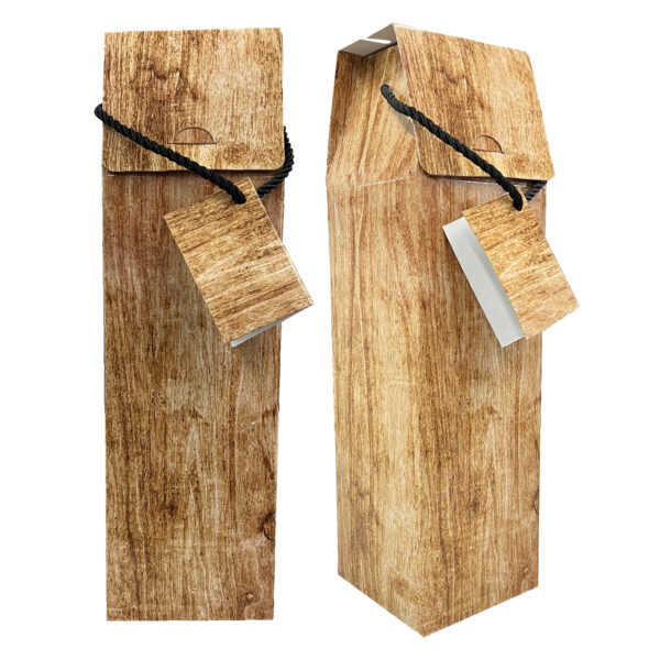 Wooden design wine bag cum box