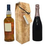 Wooden design wine bag cum box