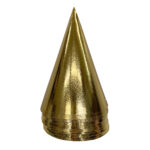 Party Hats | Decorative Gold Textured Foil |  PRE ASSEMBLED | Pack of 10 | 5 Different Patterns  | TR 186