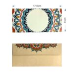 Premium Envelopes | Decorative Multi Colours Printed Design (Paper) (Pack of 30)